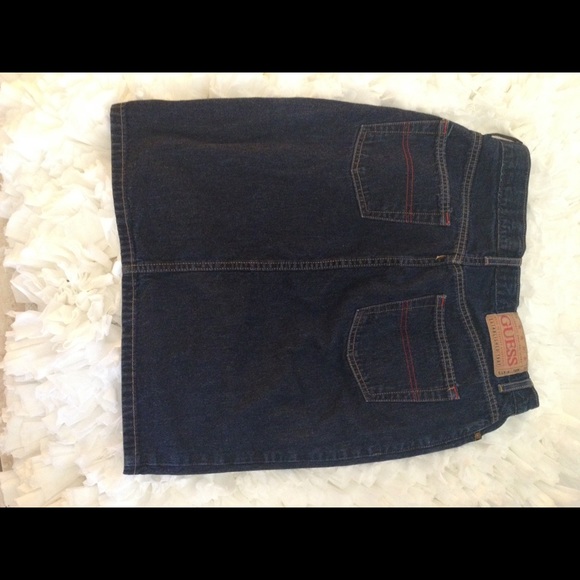 Guess Jeans dark denim Jean skirt - Picture 2 of 4